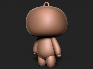 大英雄6-大白钥匙扣 3D 打印模型