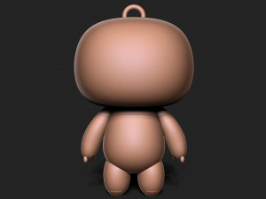 Big hero 6 - Baymax keychain Model Cetak 3D