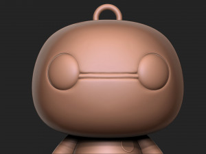 Big hero 6 - Baymax keychain Model Cetak 3D