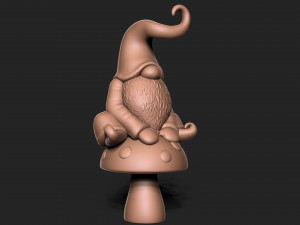 Garden Gnome 3D Baskı Modeli