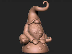 Garden Gnome 3D Baskı Modeli