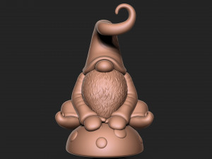Garden Gnome 3D Baskı Modeli