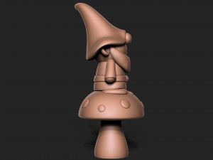 Garden Gnome 3D Baskı Modeli