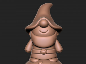 Garden Gnome 3D Baskı Modeli
