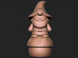 Garden Gnome 3D Baskı Modeli