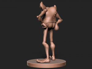 Goblin with base Modello di stampa 3D
