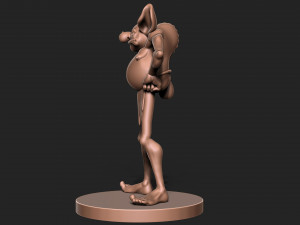 Goblin with base Modello di stampa 3D