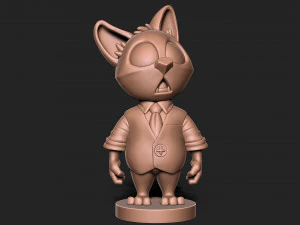 Monsieur Chat Modèles 3D en vedette