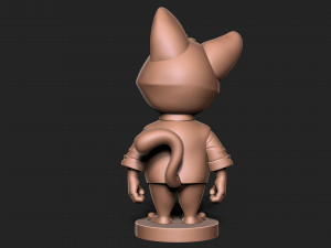Mr Cat Modelo de Impressão 3D