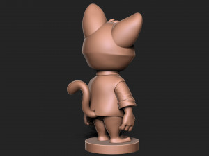 Mr Cat Modelo de Impressão 3D