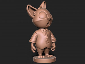 Mr Cat Modelo de Impressão 3D