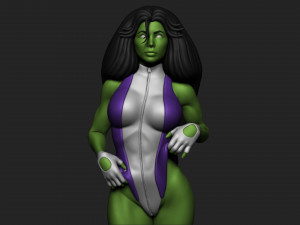 She Hulk 3D Print Model