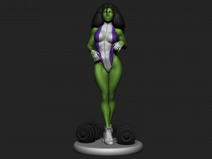 She Hulk 3D Принт Модель