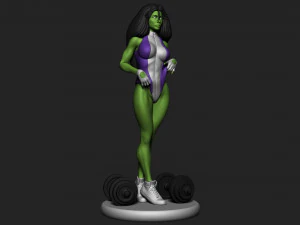 She Hulk 3D Print Model