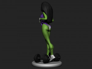 She Hulk 3D Принт Модель