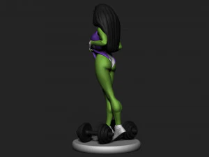 She Hulk 3D Print Model
