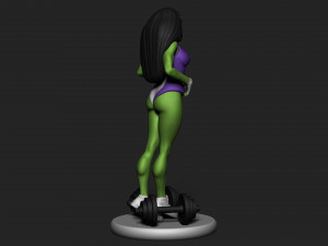 She Hulk 3D Принт Модель