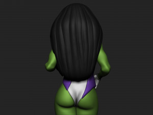 She Hulk 3D Принт Модель