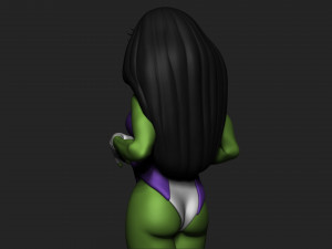 She Hulk 3D Принт Модель