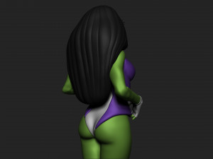 She Hulk 3D Принт Модель