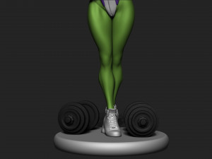 She Hulk 3D Принт Модель