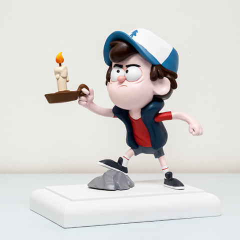 Dipper Gravity Falls 3Dプリントモデル .c4d .max .obj .3ds .fbx .stl .blend 