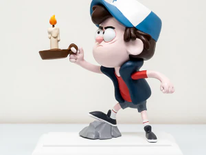 Dipper Gravity Falls 3D Print Model