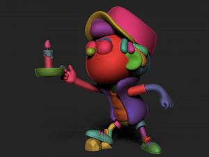 Dipper Gravity Falls 3D Print Model