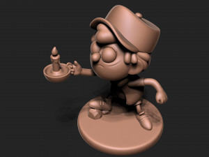 Dipper Gravity Falls with base 3D 프린트 모델