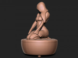 Spiderman Mary Jane Model Cetak 3D