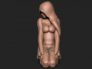 Spiderman Mary Jane Model Cetak 3D