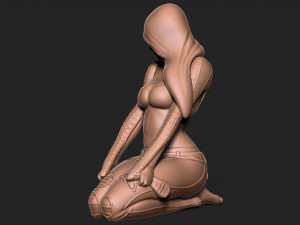 Spiderman Mary Jane Model Cetak 3D