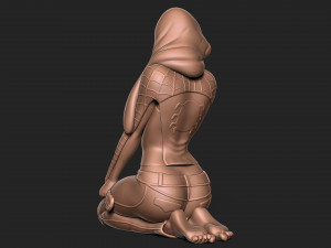 Spiderman Mary Jane Model Cetak 3D