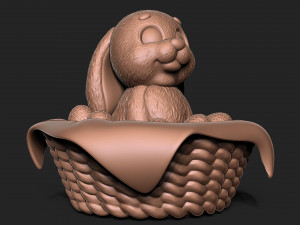 Easter Bunny 3D Baskı Modeli