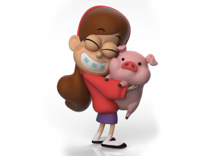 Mabel Pines Gravity Falls 3D Print Model