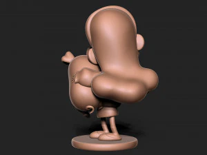 Mabel Pines Gravity Falls with base 3D Print Model