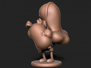 Mabel Pines Gravity Falls with base 3D Print Model