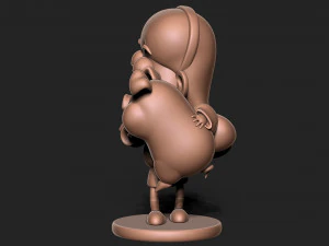 Mabel Pines Gravity Falls with base 3D Print Model