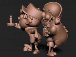 Dipper and Mabel Pines Gravity Falls 3D Принт Модель