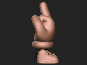 Middle Finger 3D Baskı Modeli