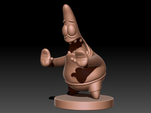 Patrick Star with base Model do druku 3D