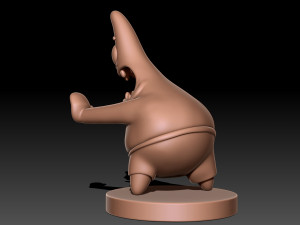 Patrick Star with base Model do druku 3D