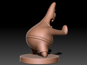 Patrick Star with base Model do druku 3D