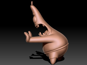 Patrick Star keyhain 3Dプリントモデル