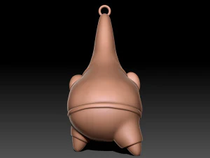 Patrick Star keyhain 3D Print Model