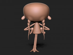 Wednesday addams Modelo de Impressão 3D