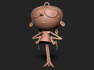 Wednesday addams keychain 3D Print Model