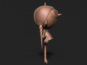 Wednesday addams keychain 3D Print Model