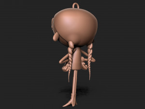 Wednesday addams keychain Modelo de impresión 3D