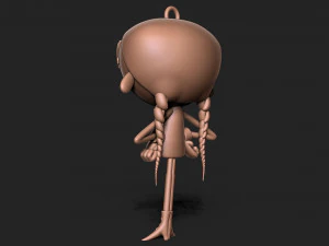 Wednesday addams keychain 3D Print Model